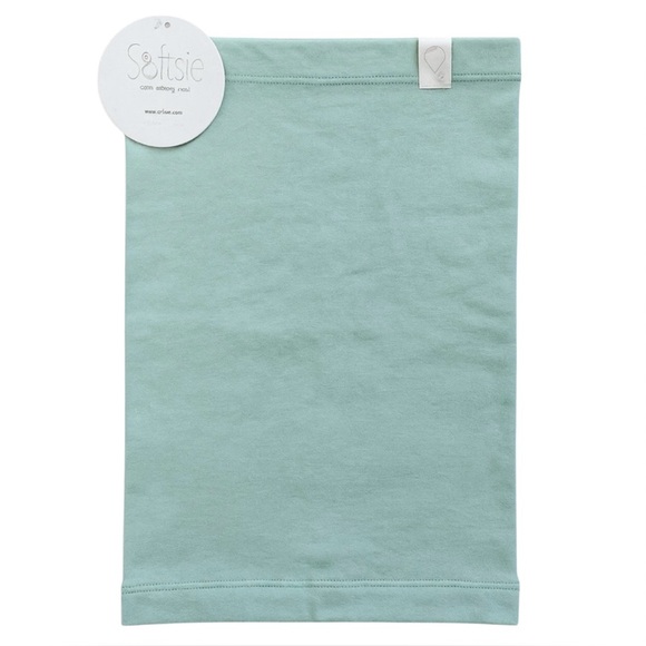 NWT Softsie Kids Neck Warmer Gaiter Ski Hike Outdoors USA Made Mint Green Medium - Picture 1 of 5